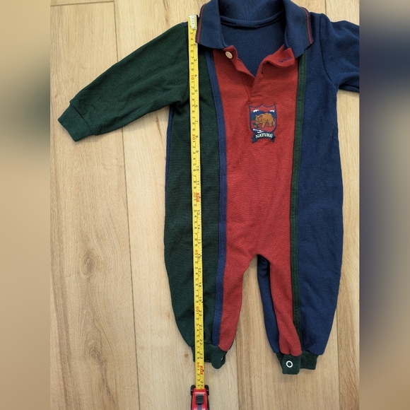 Vintage Baby Health Tex Colourblock One Piece - Picture 5 of 5